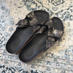 Birkenstock Siena II “Vintage Metallic Black” Sandals - Size 11